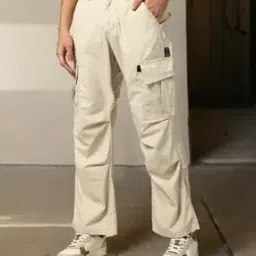 Men Slim Fit Para Cargo Pants-image-33