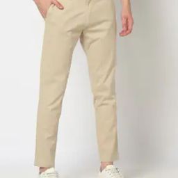 Men Slim Fit Flat-Front Chinos-image-13