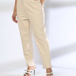 Women Relaxed Fit Flat-Front Pants-24