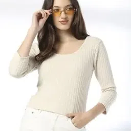 rio Women Ribbed Relaxed Fit Top-picture-30