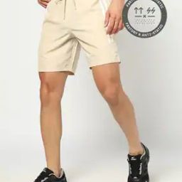 Men Regular Fit Shorts with Contrast Panels-picture-44