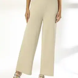 Women Wide-Leg Flat-Front Pants-27