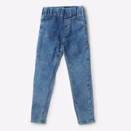Girls Heavily Washed High-Rise Jeggings-image-28