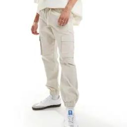 Men Tapered Pull-On Cargo Joggers-13