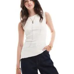 Women Schifilli Embroidered Fitted Top-image-5