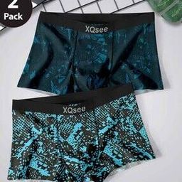 Men Pack of 2 Printed Trunks with Elasticated Waist-image-95