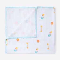 Reversible Muslin Cotton Blanket-image-5