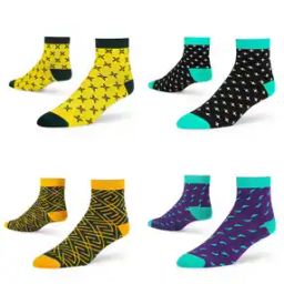 Set of 4 Novelty Print Socks-image-12