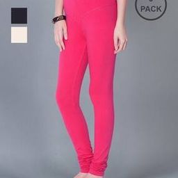 dollar missy Women Cotton Four-Way Stretchable Churidar Leggings-picture-13