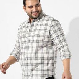 Checked Button-Down Shirt-image-14