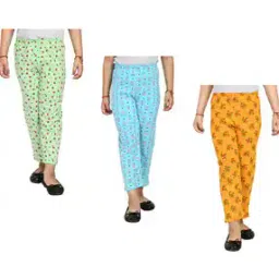 indiweaves Pack of 3 Printed Pyjamas-picture-33