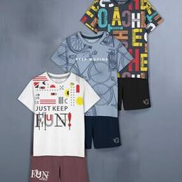 hellcat Pack of 3 Printed Shorts with Tops-picture-25