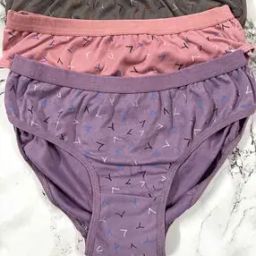 Pack of 3 Women Printed Briefs with Elasticated Waist-image-71