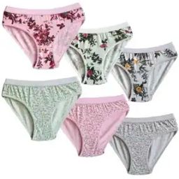 Pack of 6 Women Floral Print Briefs with Elasticated Waist-picture-41