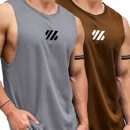 Pack of 2 Men Sleeveless Vest-image-38