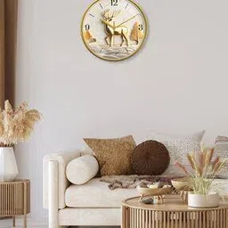 Printed Non-Ticking Silent Analog Wall Clock-image-100