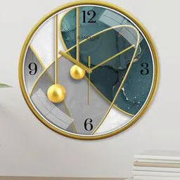 Printed Non-Ticking Silent Analog Wall Clock-0
