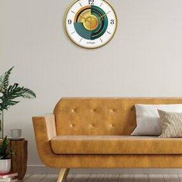 random Printed Non-Ticking Silent Analog Wall Clock-picture-15