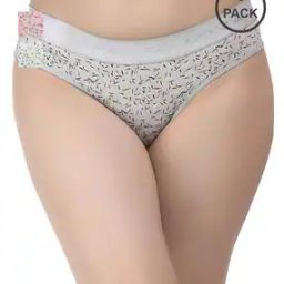 Women Pack of 3 Printed Bikini Panties with Elasticated Waistband-picture-24
