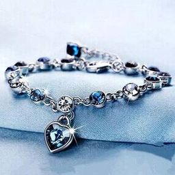 Stone Studded Link Bracelet-image-7