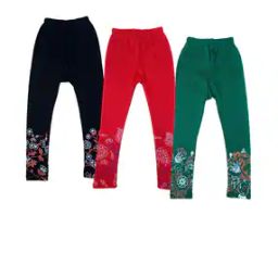 Pack of 3 Floral Print Leggings-image-126