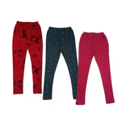 Pack of 3 Floral Print Leggings-image-124