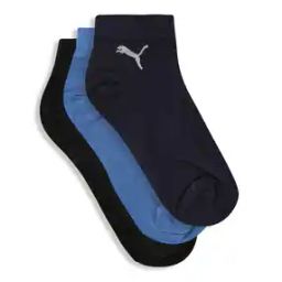 Pack of 3 Logo Print Ankle-Length Socks-62