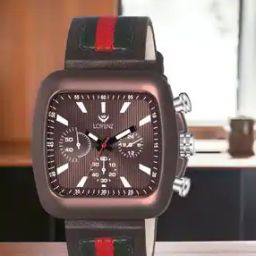 MK-4020R Analogue Watch with Leather Strap-image-57