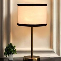 Table Lamp with Cotton Shade-12