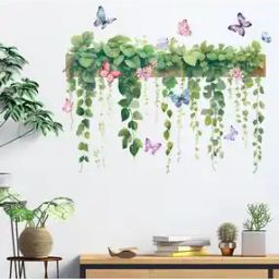 Leaf Butterfly Self Adhesive Wall Sticker-picture-31