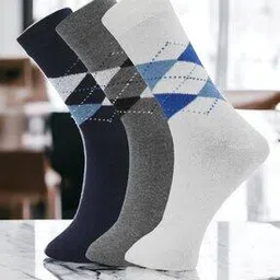 hirolas Men Pack of 3 Mid-Calf Length Socks-picture-29