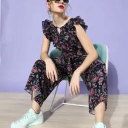 Women Floral Print Jumpsuit-picture-10