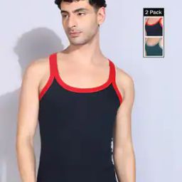 Pack of 2 Sleeveless Vest-45