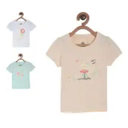 Pack of 3 Printed Crew-Neck T-Shirts-image-145