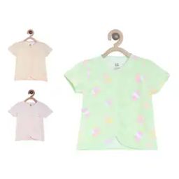 Pack of 3 Printed Crew-Neck T-Shirts-image-109