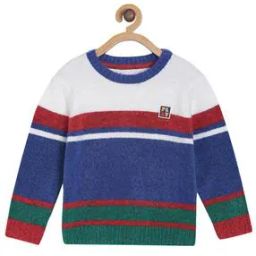 Striped Crew-Neck Sweater-26