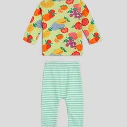 Girls Graphic Print T-Shirts & Pants Set-image-41