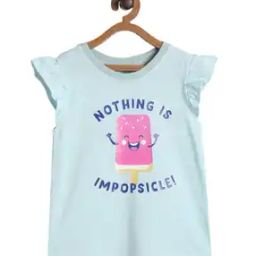 Girls Graphic Print Round-Neck Top-image-49