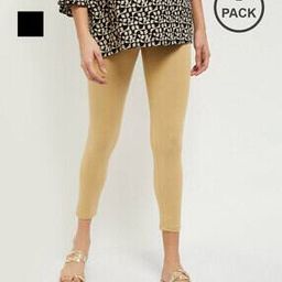 Pack of 2 Leggings with Elasticated Wasit-image-73