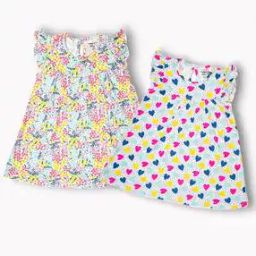 Pack of 2 Floral Printed A-Line Dresses-image-96