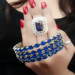 American Diamond Bangles & Ring Set-image-5