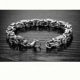 Stainless Steel Braided Link Chain Bracelet-39