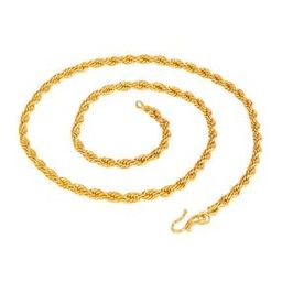 Gold-Plated Twisted Rope Chain-image-21