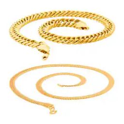 Set of 2 Gold-Plated Chains-33