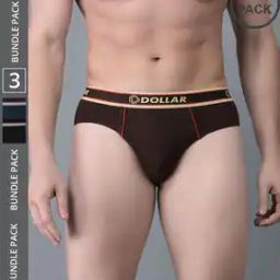 Pack of 3 Men Anti-Microbial Super Combed Cotton Solid Brief-picture-48