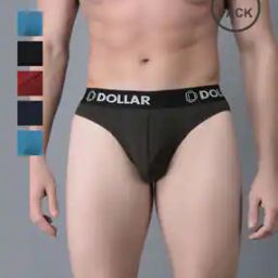 Pack of 7 Men Shuffle Intellisoft Cotton Spandex Solid Brief-image-54