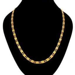Gold-Plated Fisher with Cutwork Chain-image-5