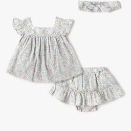 Floral Print Top & Skirt Set-image-78