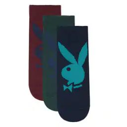 Men Pack of 3 Logo Print Socks-7