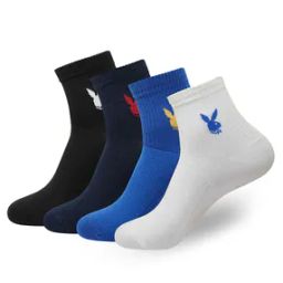 Men Pack of 3 Socks with Logo Print-12
